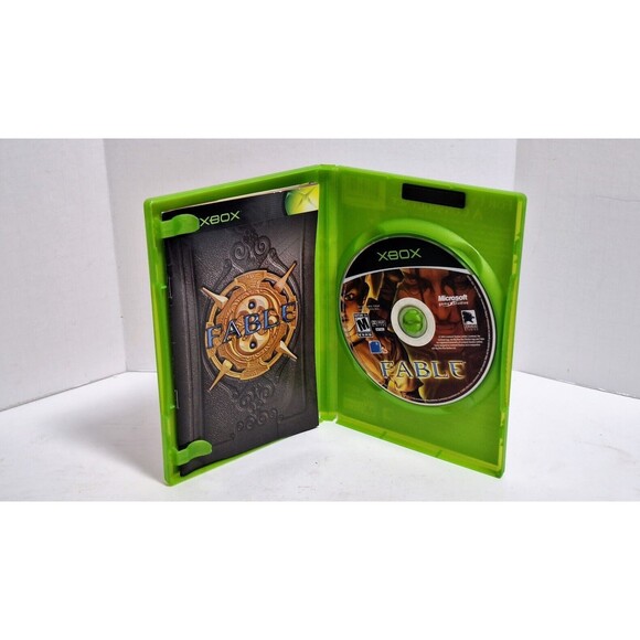 2004 MICROSOFT XBOX LIONHEAD STUDIOS FABLE BLACK LABEL CIB TESTED WORKS - Picture 6 of 7